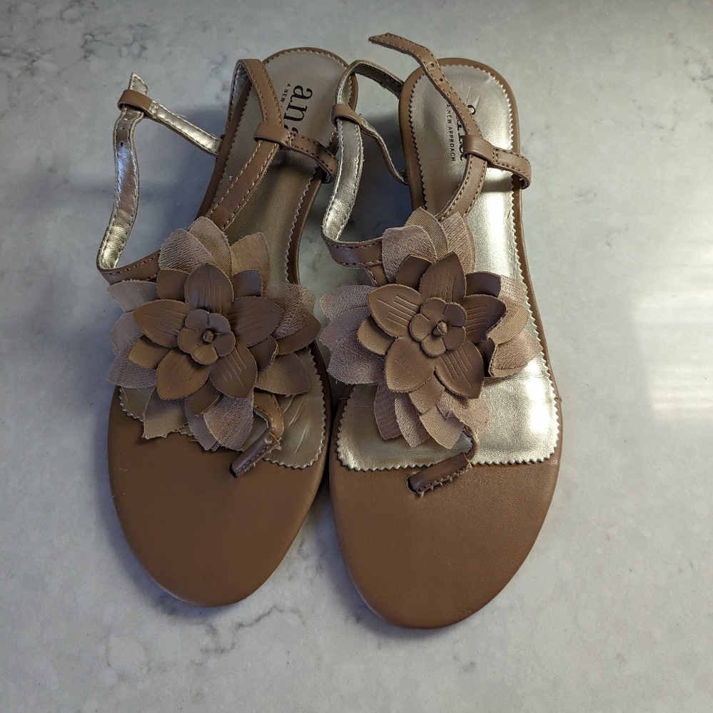 A.n.a wedge sandal
